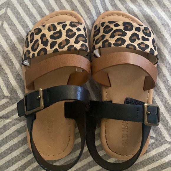 leopard sandals old navy
